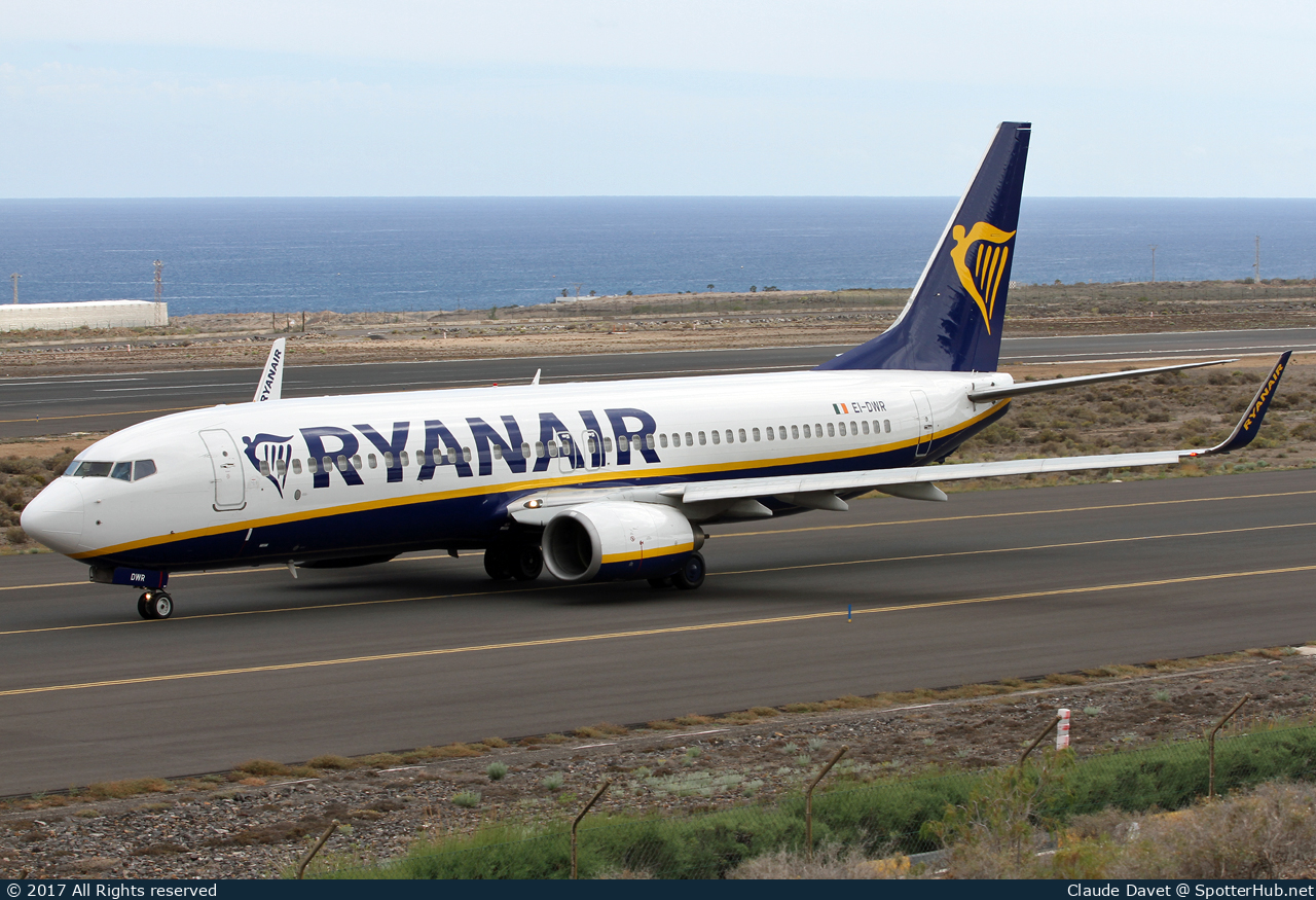 Photo of EI-DWR - Boeing 737-8AS operated by Ryanair