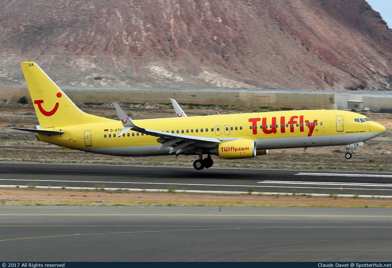 Photo of D-ATUA - Boeing 737-8K5 operated by TUIfly