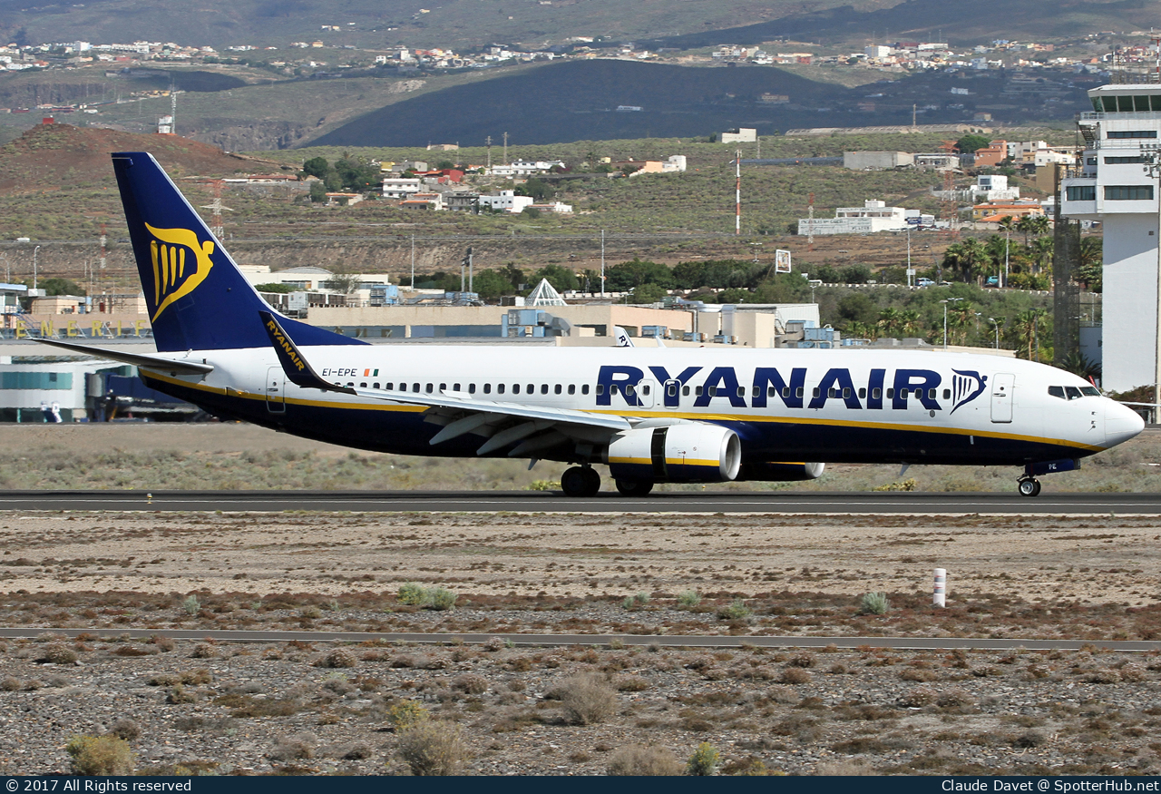 Photo of EI-EPE - Boeing 737-8AS operated by Ryanair