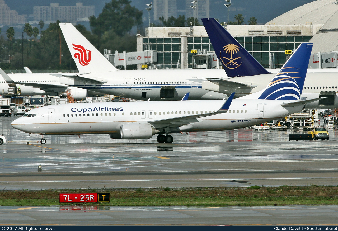 Photo of HP-1729CMP - Boeing 737-8V3 operated by Copa Airlines