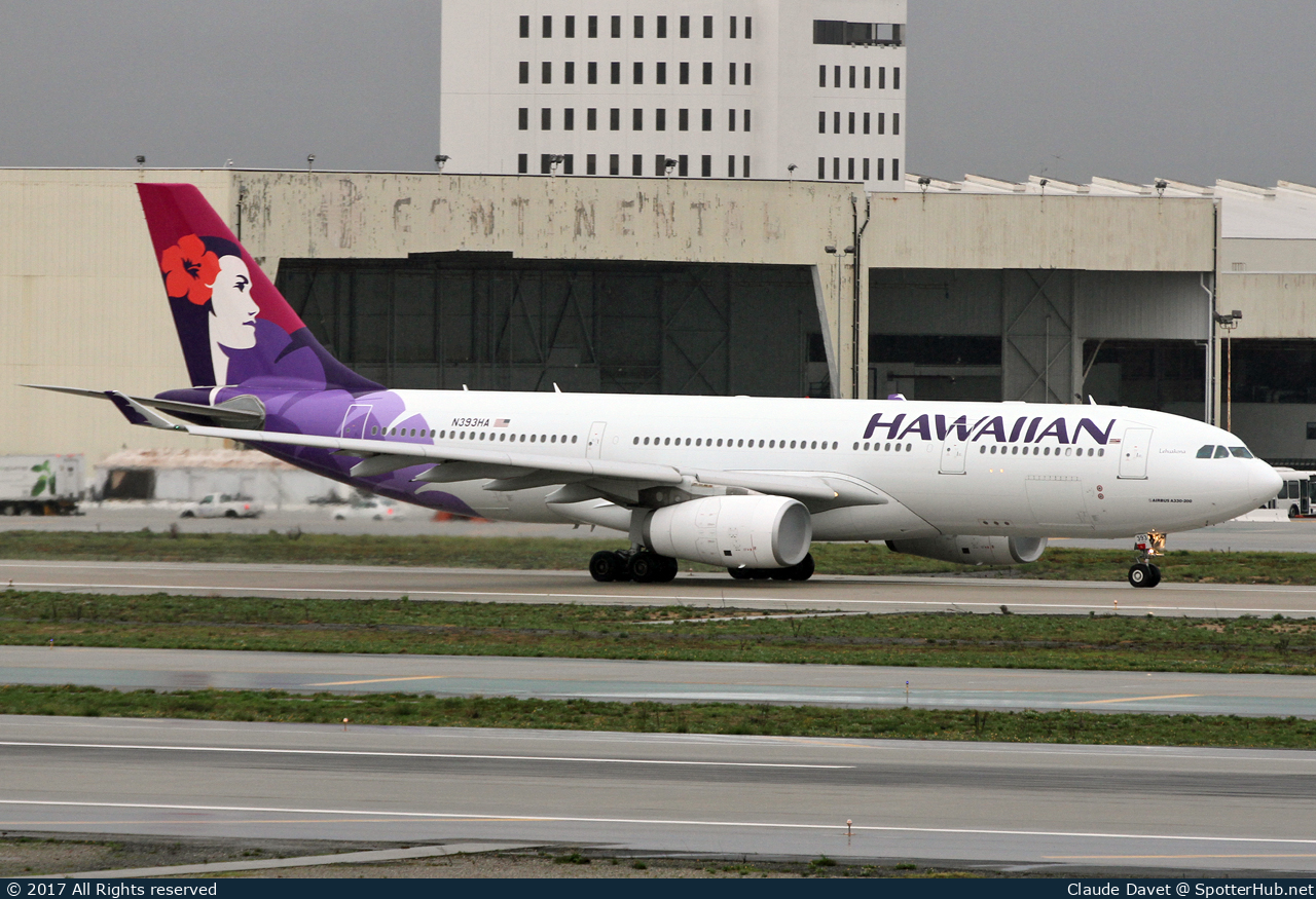 Photo of N393HA - Airbus A330-243 operated by Hawaiian Airlines