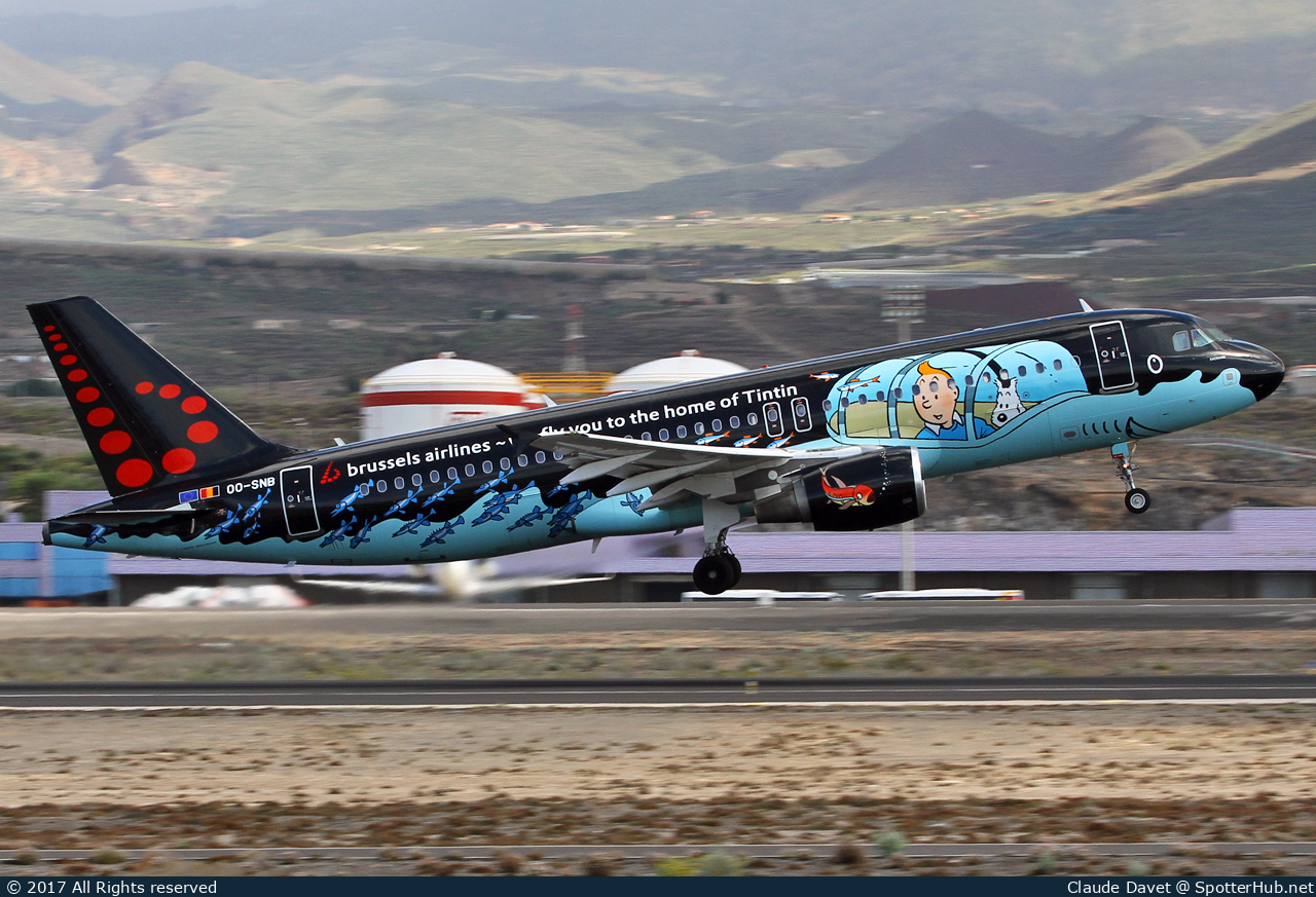 Photo of OO-SNB - Airbus A320-214 operated by Brussels Airlines