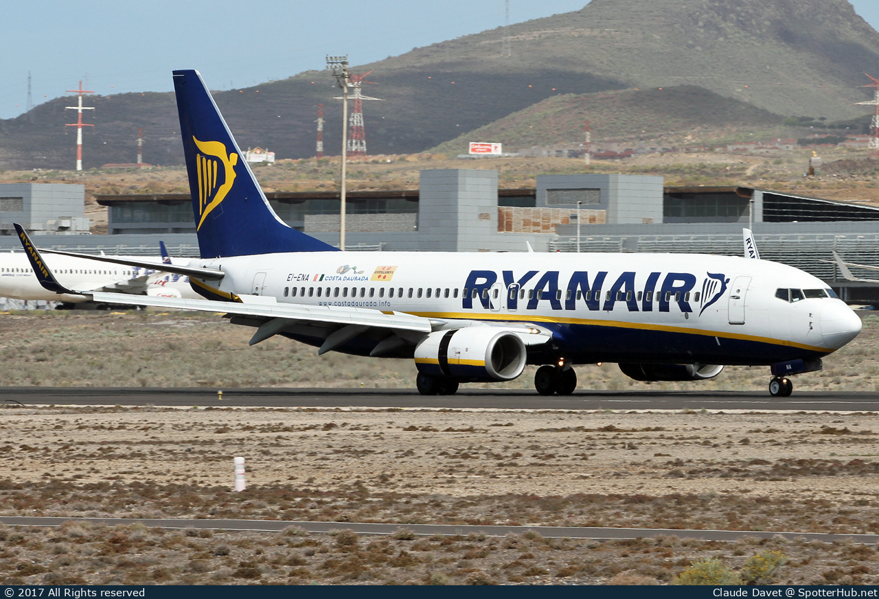 Photo of EI-ENA - Boeing 737-8AS operated by Ryanair