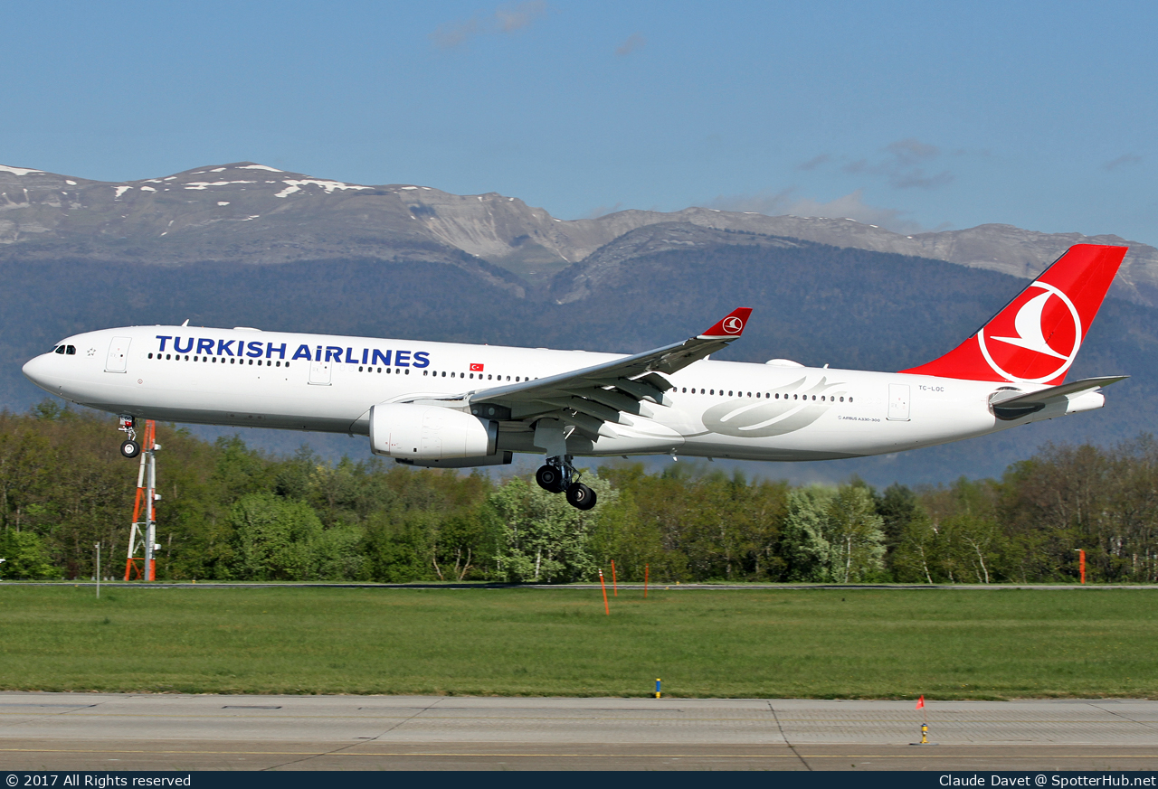 Photo of TC-LOC - Airbus A330-343 operated by Turkish Airlines