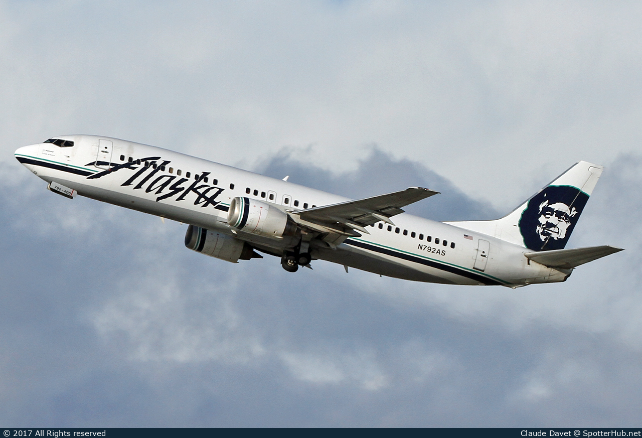 Photo of N792AS - Boeing 737-490 operated by Alaska Airlines
