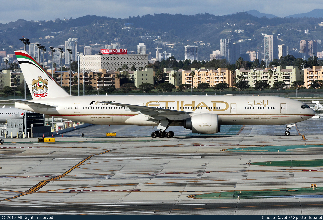 Photo of A6-LRD - Boeing 777-237(LR) operated by Etihad Airways