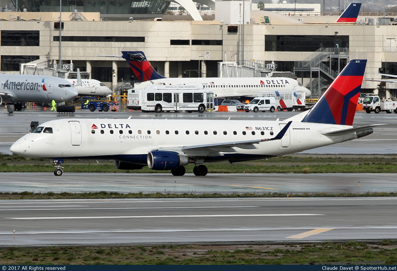 Photo of N631CZ - Embraer ERJ-175LR operated by Delta Connection (opb Compass Airlines)