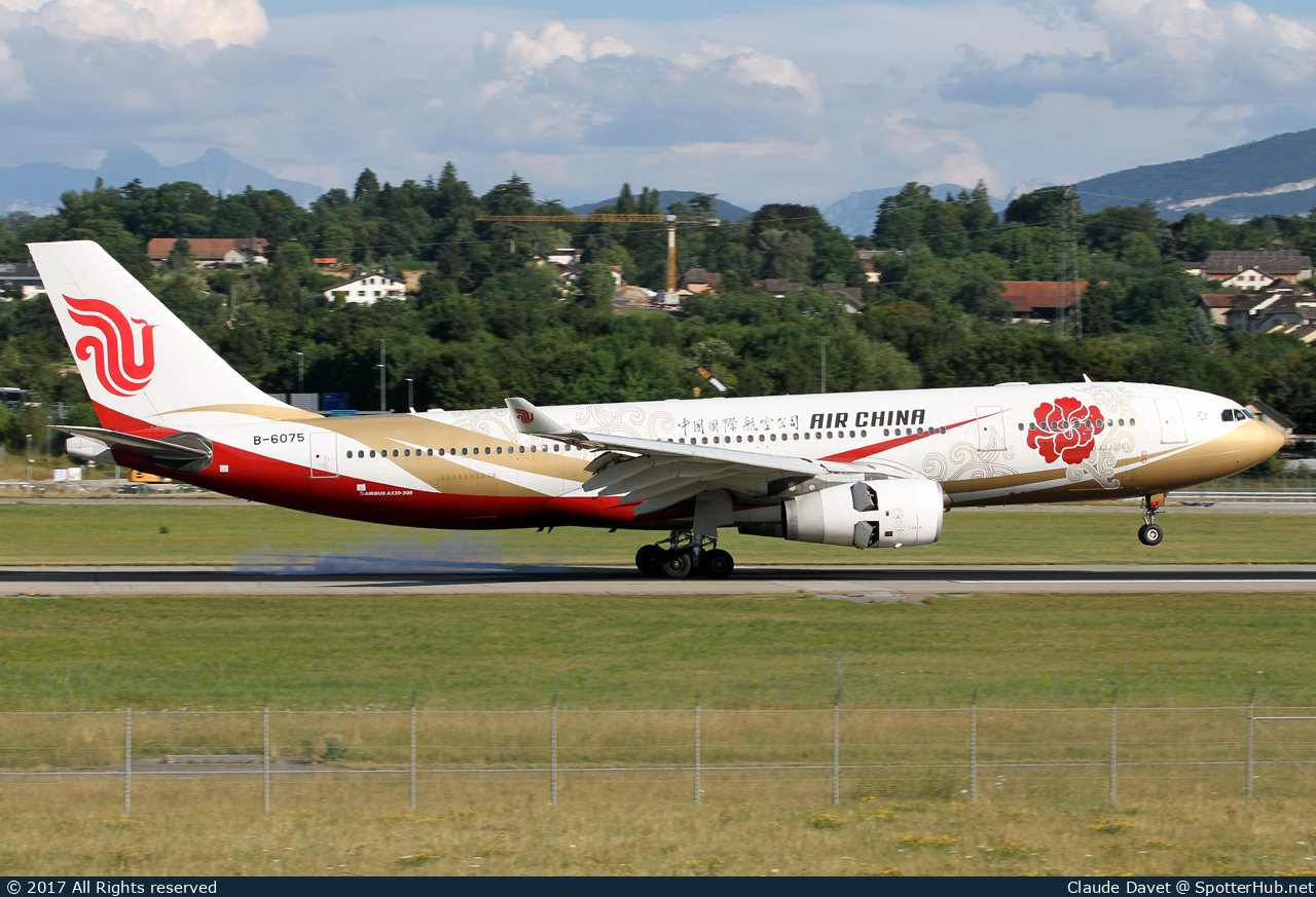 Photo of B-6075 - Airbus A330-243 operated by Air China