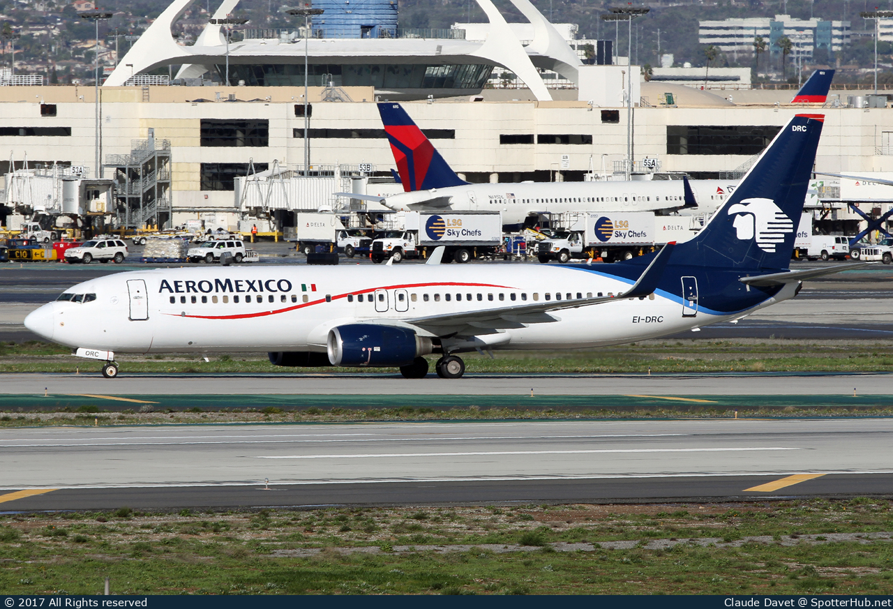 Photo of EI-DRC - Boeing 737-852 operated by Aeroméxico