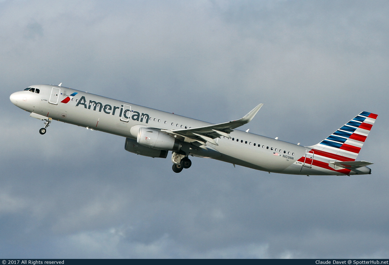 Photo of N109NN - Airbus A321-231 operated by American Airlines