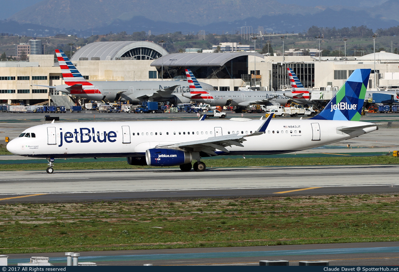 Photo of N943JT - Airbus A321-231 operated by jetBlue Airways
