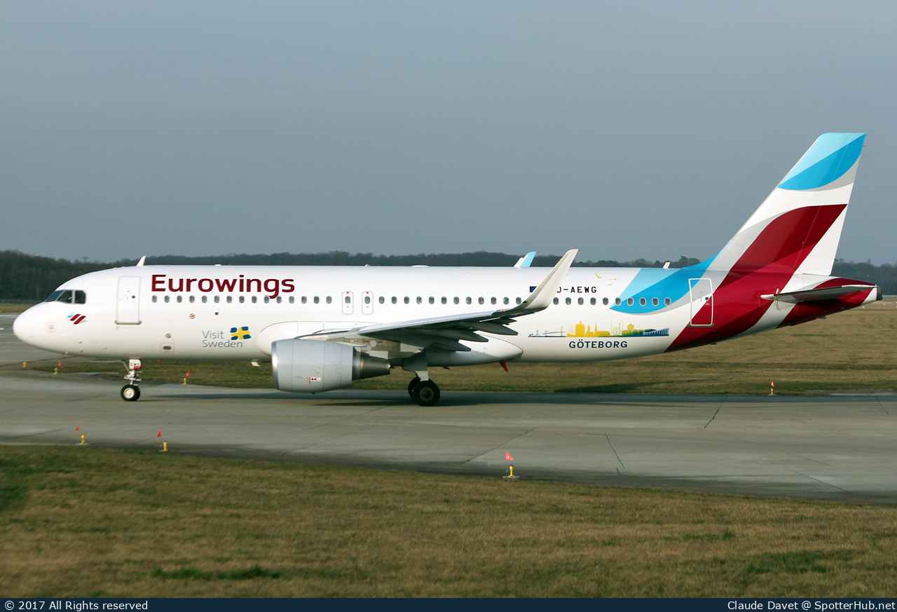 Photo of D-AEWG - Airbus A320-214 operated by Eurowings