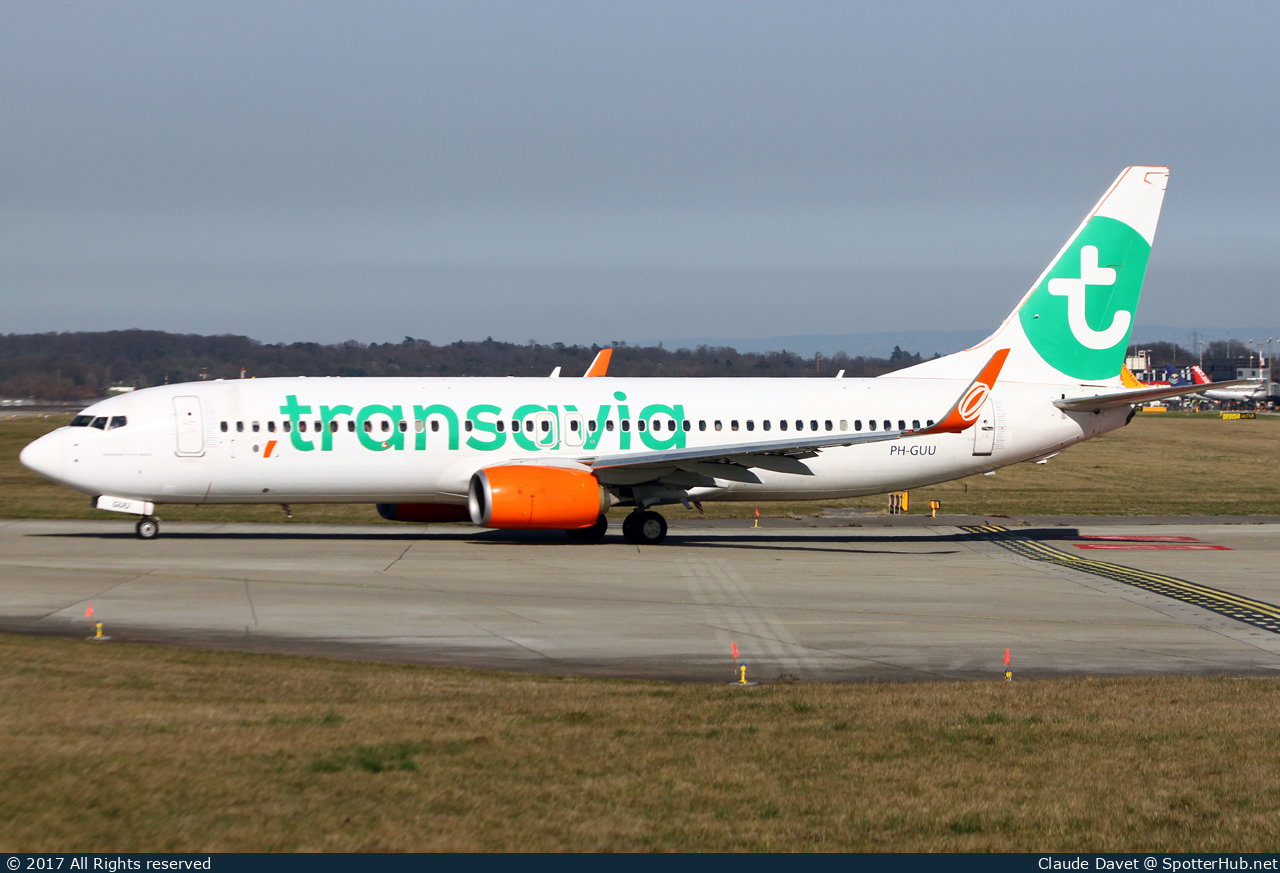 Photo of PH-GUU - Boeing 737-8EH operated by Transavia