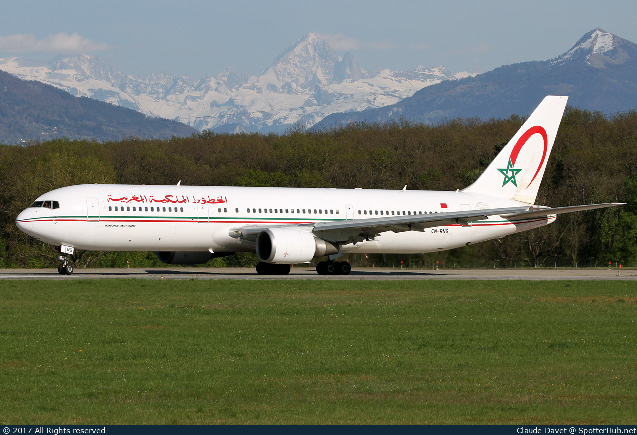 Photo of CN-RNS - Boeing 767-36N(ER) operated by Royal Air Maroc
