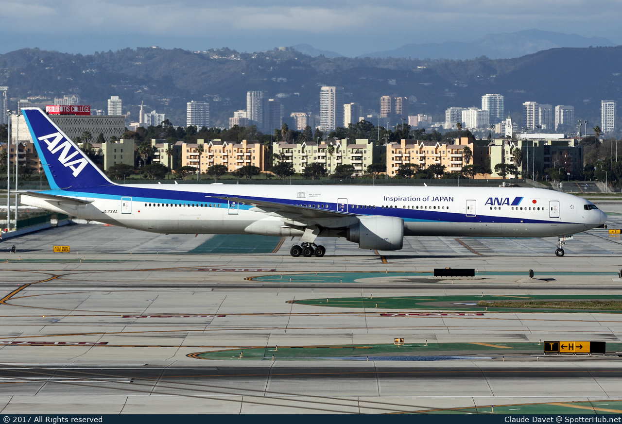 Photo of JA734A - Boeing 777-381(ER) operated by ANA All Nippon Airways
