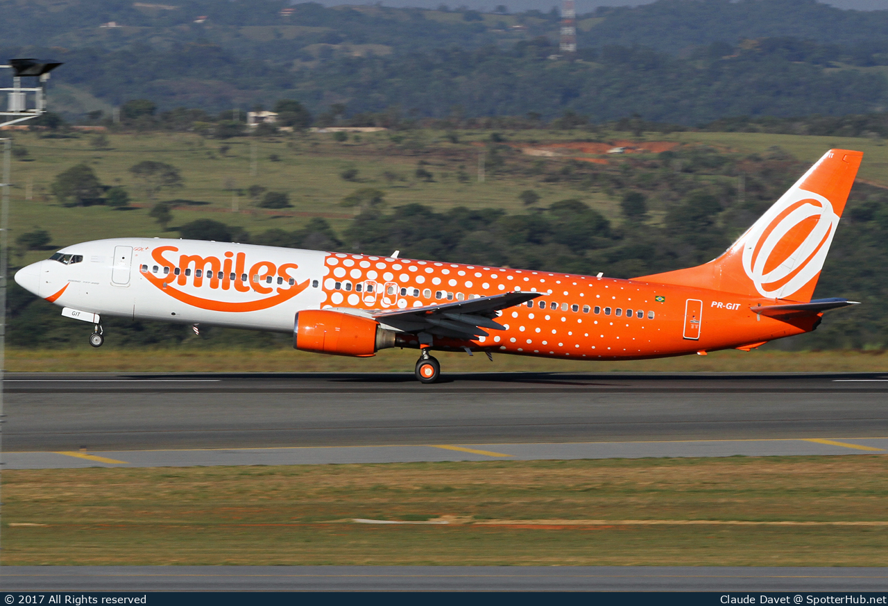 Photo of PR-GIT - Boeing 737-809 operated by GOL Linhas Aéreas