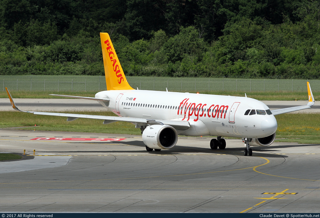 Photo of TC-NBB - Airbus A320-251N operated by Pegasus Airlines