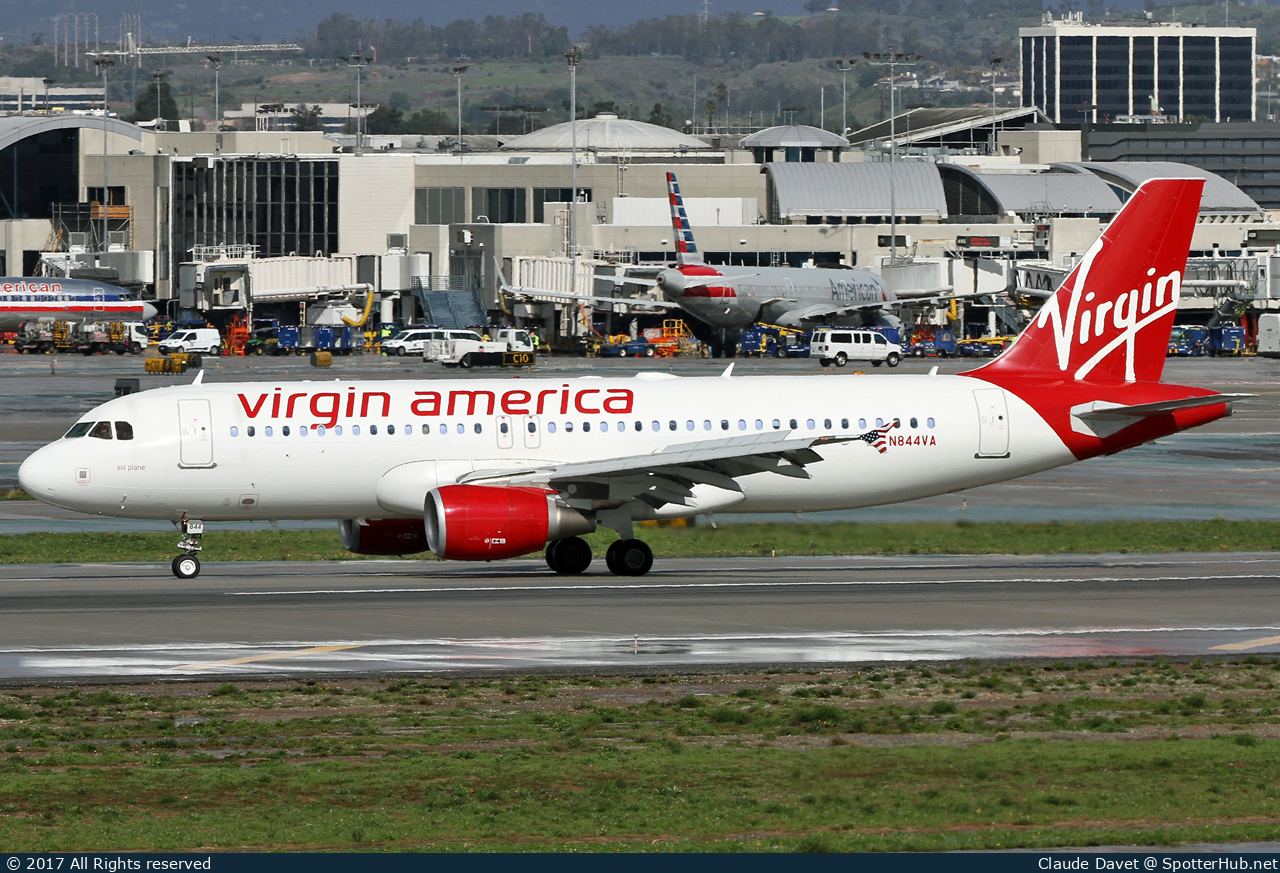 Photo of N844VA - Airbus A320-214 operated by Virgin America