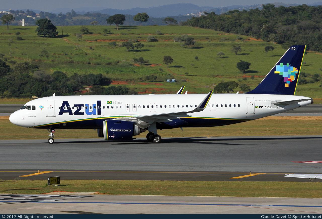 Photo of PR-YRD - Airbus A320-251N operated by Azul