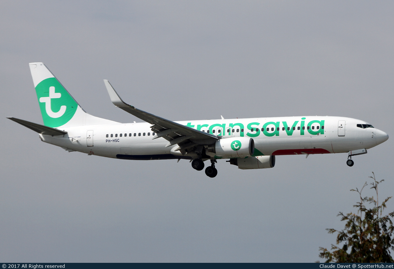 Photo of PH-HSC - Boeing 737-8K2 operated by Transavia