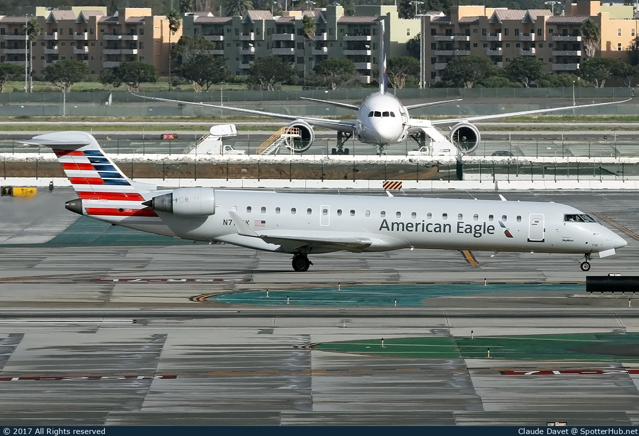 Photo of N716SK - Bombardier CRJ-701ER operated by American Eagle (opb SkyWest Airlines)