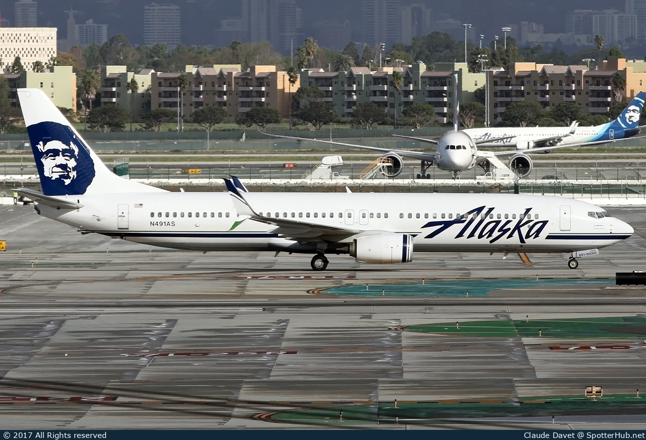 Photo of N491AS - Boeing 737-990(ER) operated by Alaska Airlines