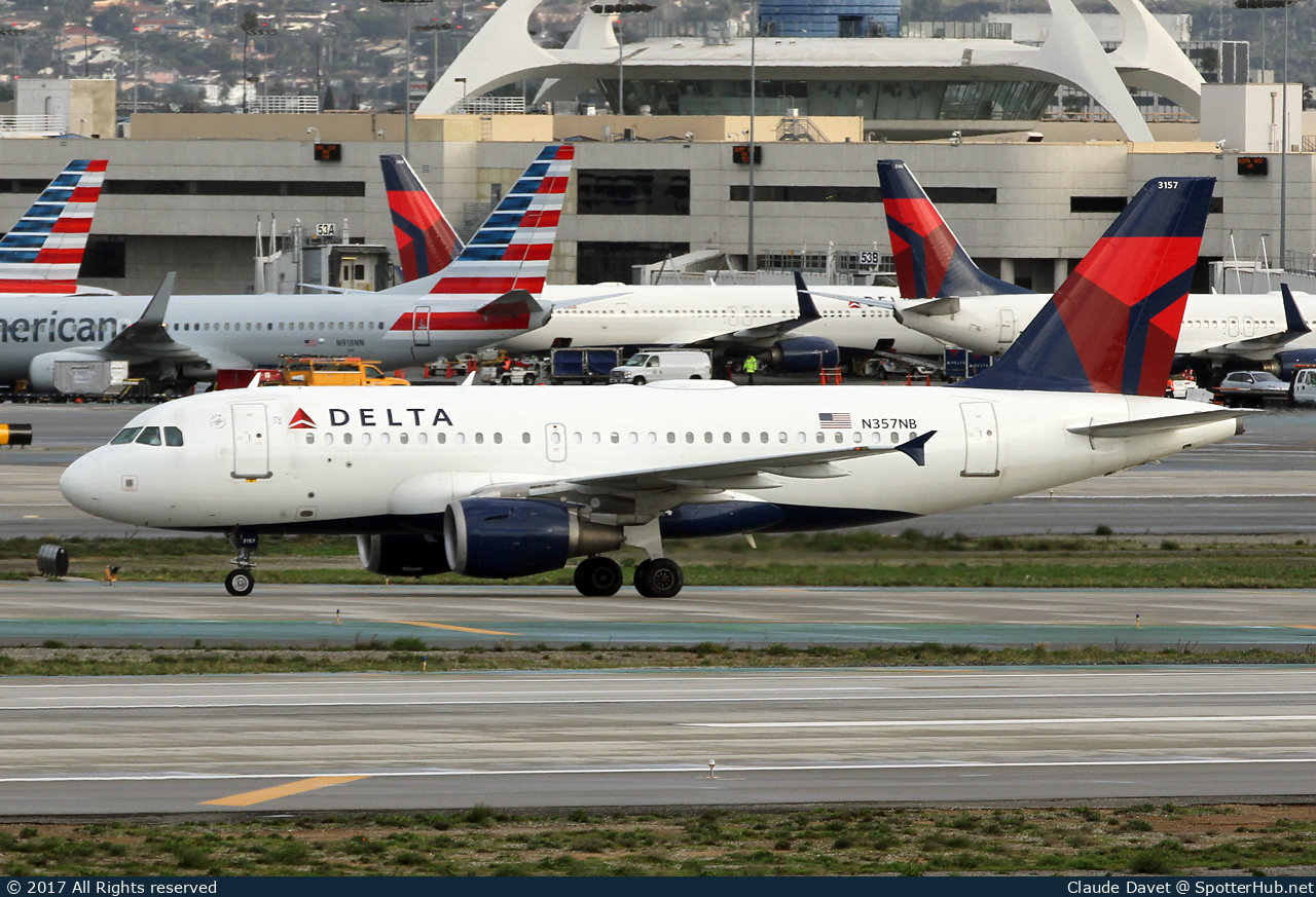 Photo of N357NB - Airbus A319-114 operated by Delta Air Lines