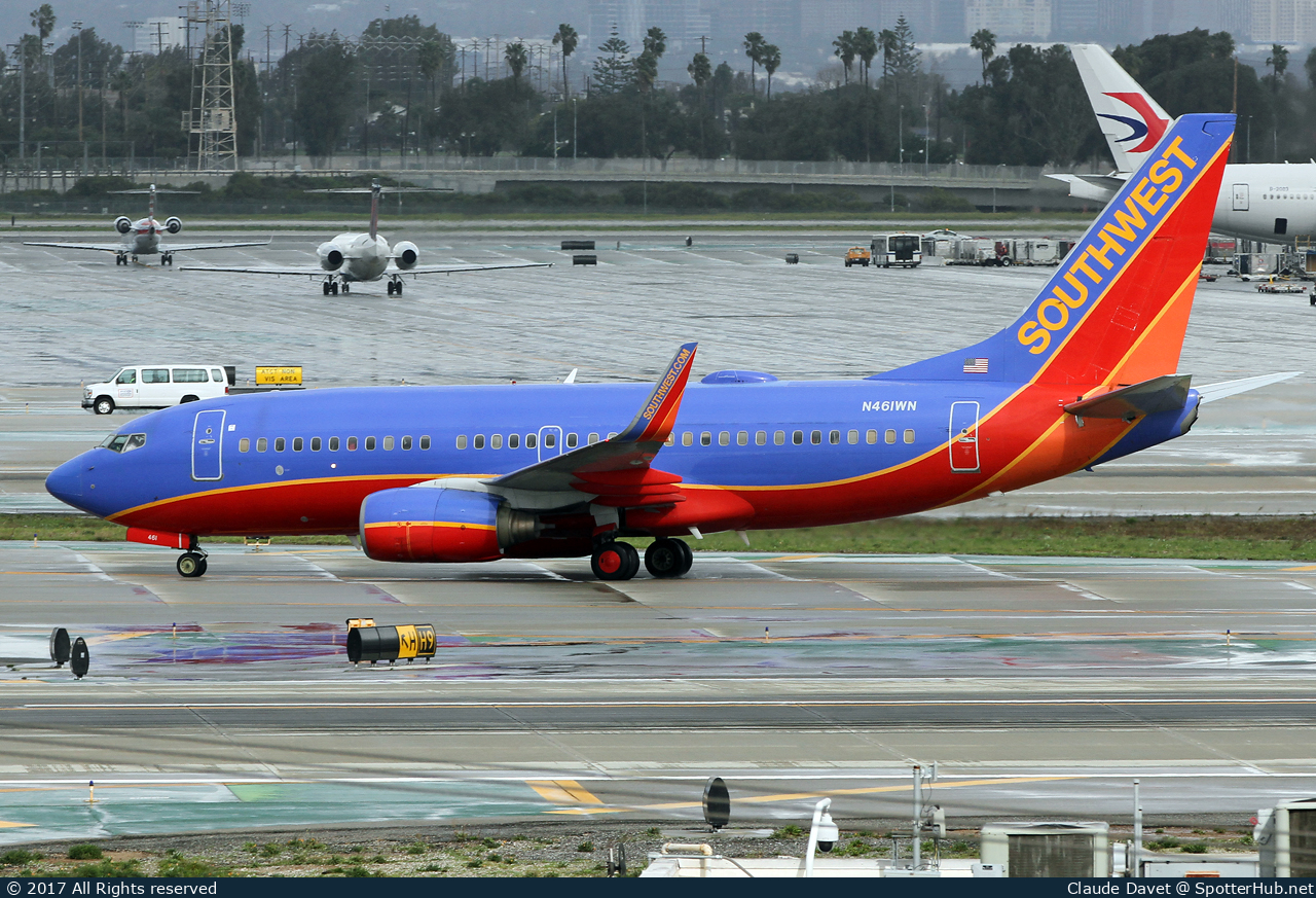 Photo of N461WN - Boeing 737-7H4 operated by Southwest Airlines