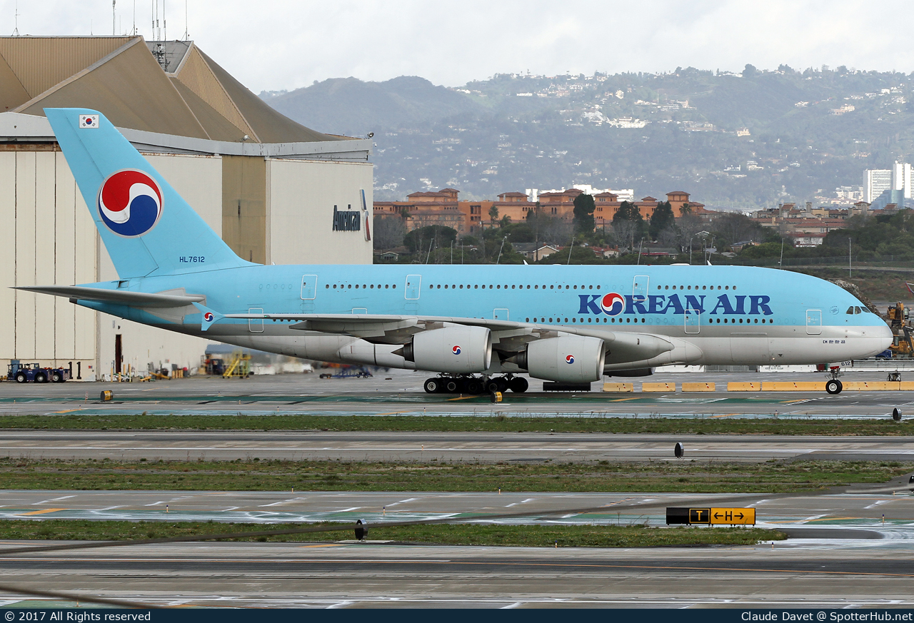 Photo of HL7612 - Airbus A380-861 operated by Korean Air