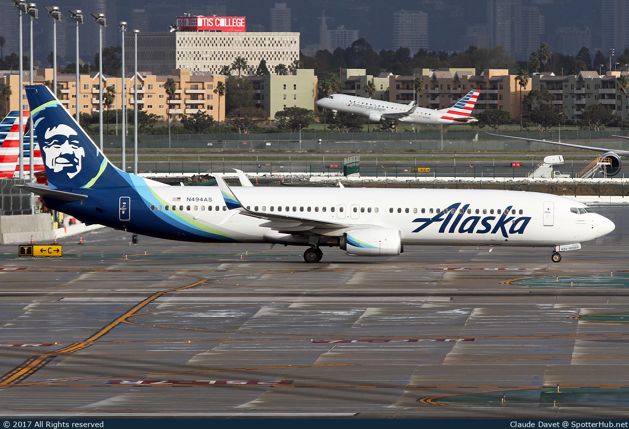 Photo of N494AS - Boeing 737-990(ER) operated by Alaska Airlines