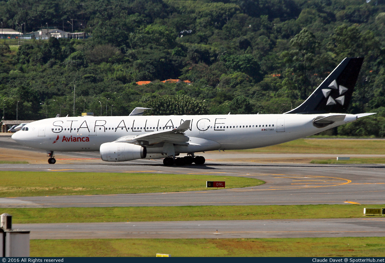 Photo of N279AV - Airbus A330-243 operated by Avianca