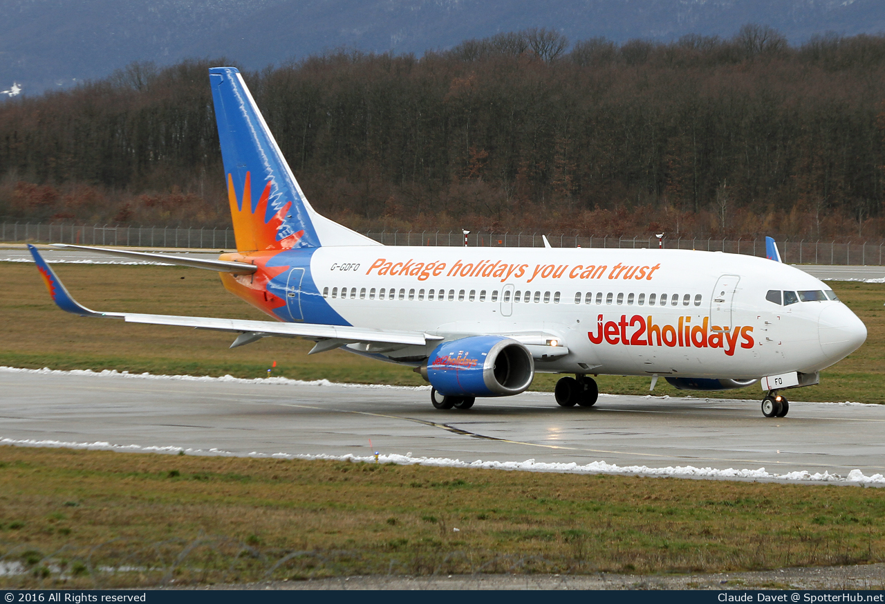 Photo of G-GDFO - Boeing 737-3U3 operated by Jet2