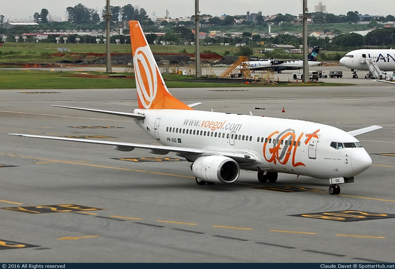 Photo of PR-GIG - Boeing 737-73S operated by GOL Linhas Aéreas