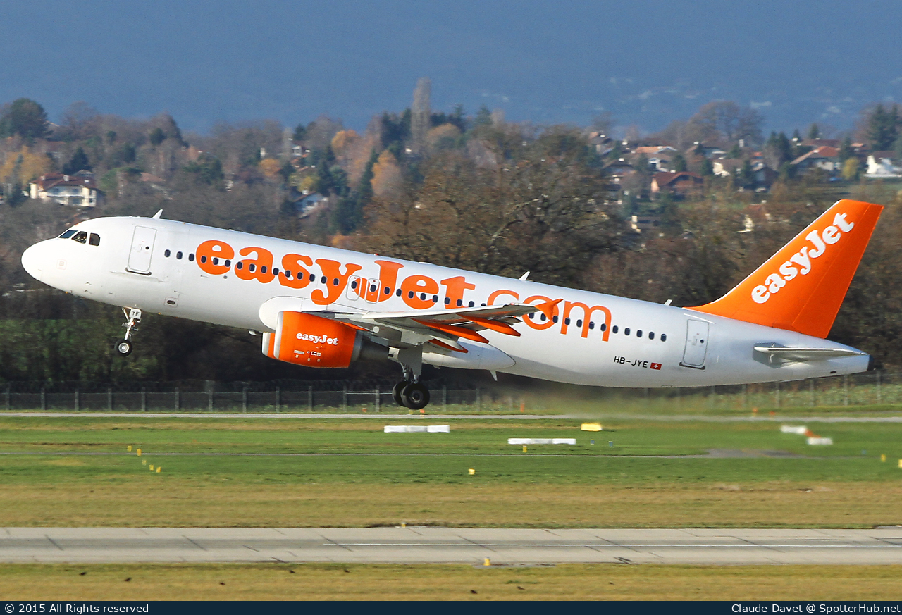 Photo of HB-JYE - Airbus A320-214 operated by easyJet Switzerland