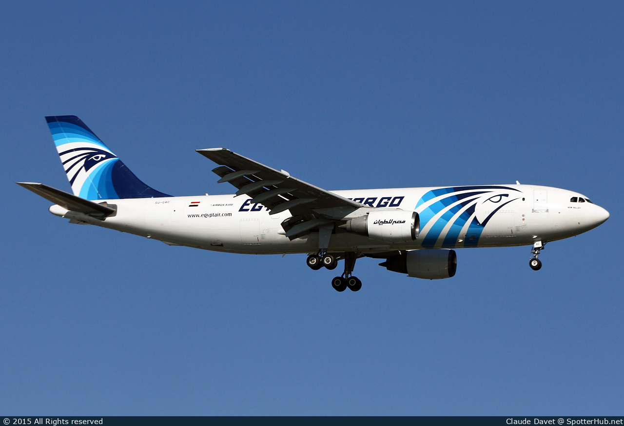 Photo of SU-GAC - Airbus A300B4-203(F) operated by Egyptair Cargo
