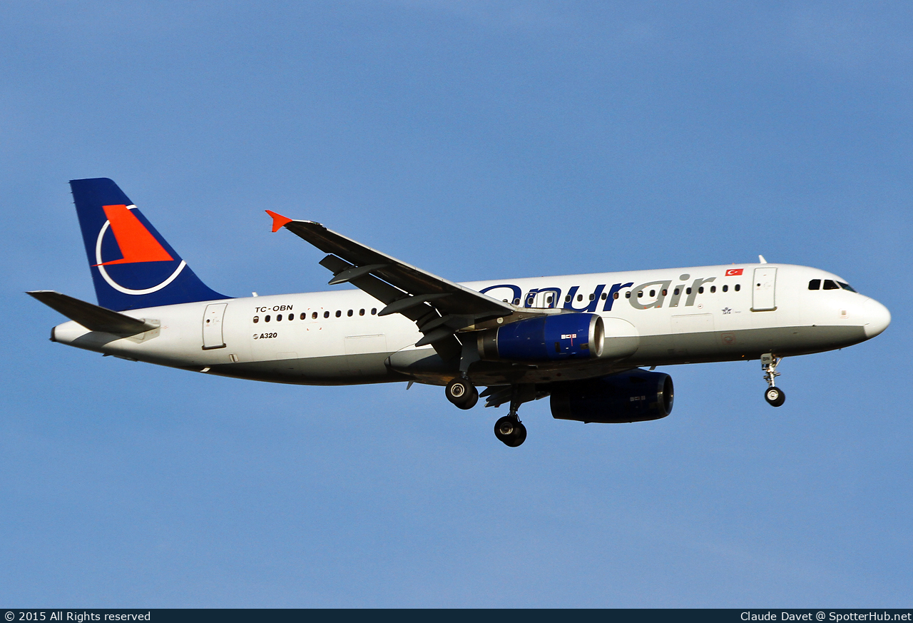 Photo of TC-OBN - Airbus A320-232 operated by Onur Air