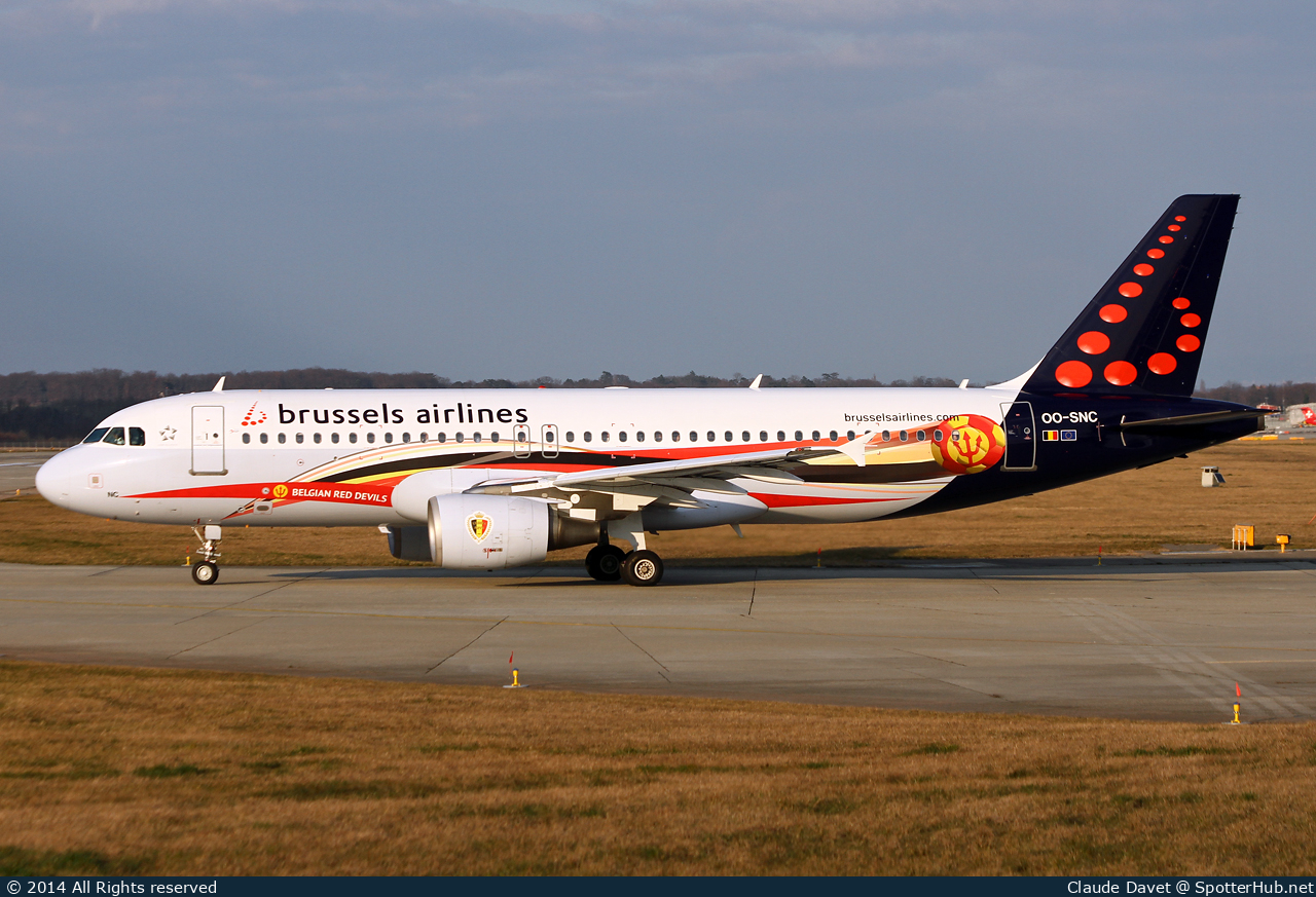 Photo of OO-SNC - Airbus A320-214 operated by Brussels Airlines