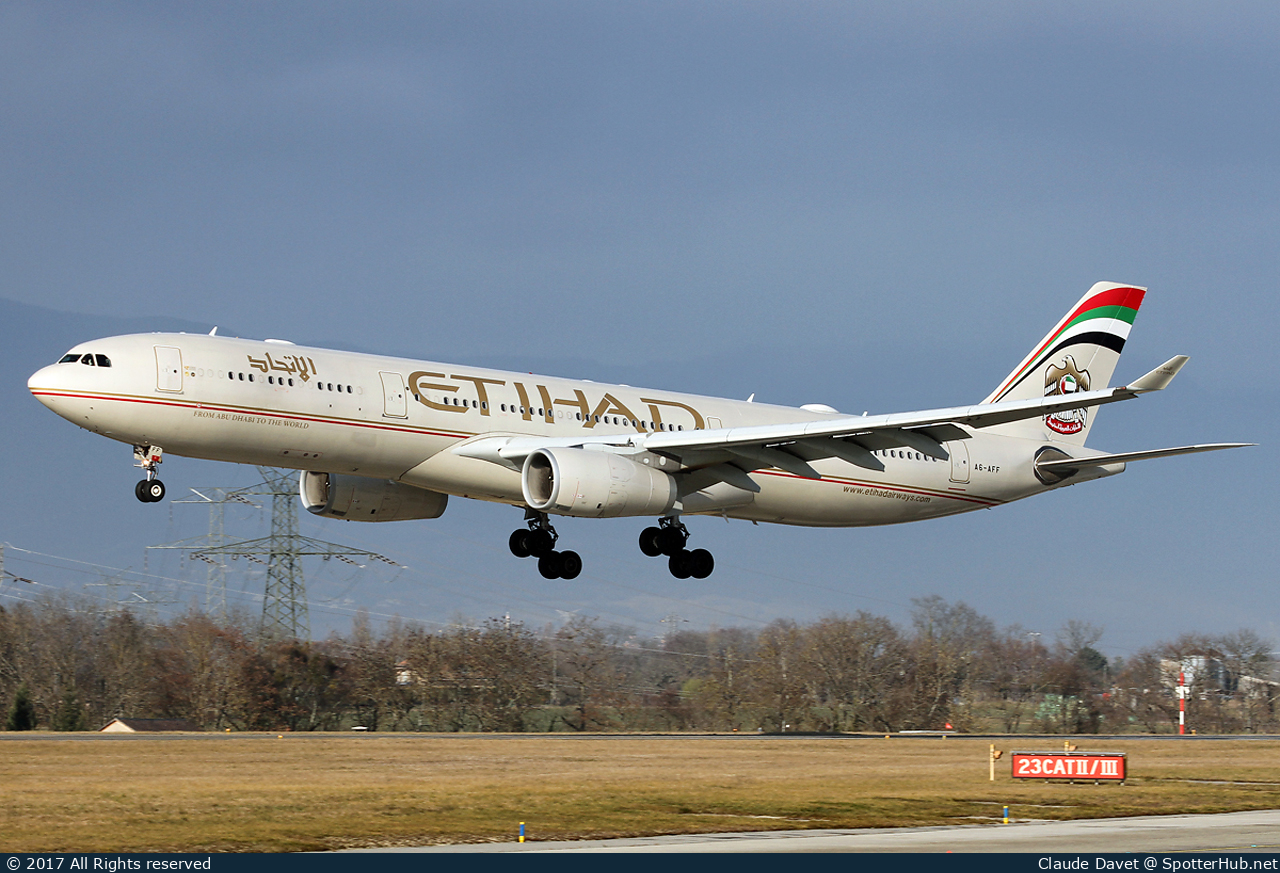 Photo of A6-AFF - Airbus A330-343 operated by Etihad Airways