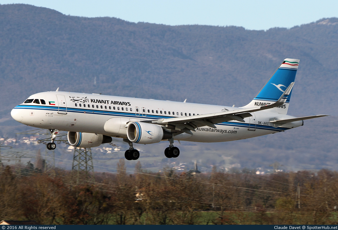 Photo of 9K-AKE - Airbus A320-214 operated by Kuwait Airways