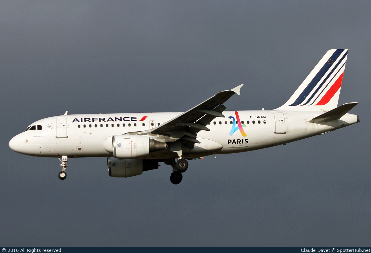 Photo of F-GRXM - Airbus A319-111 operated by Air France