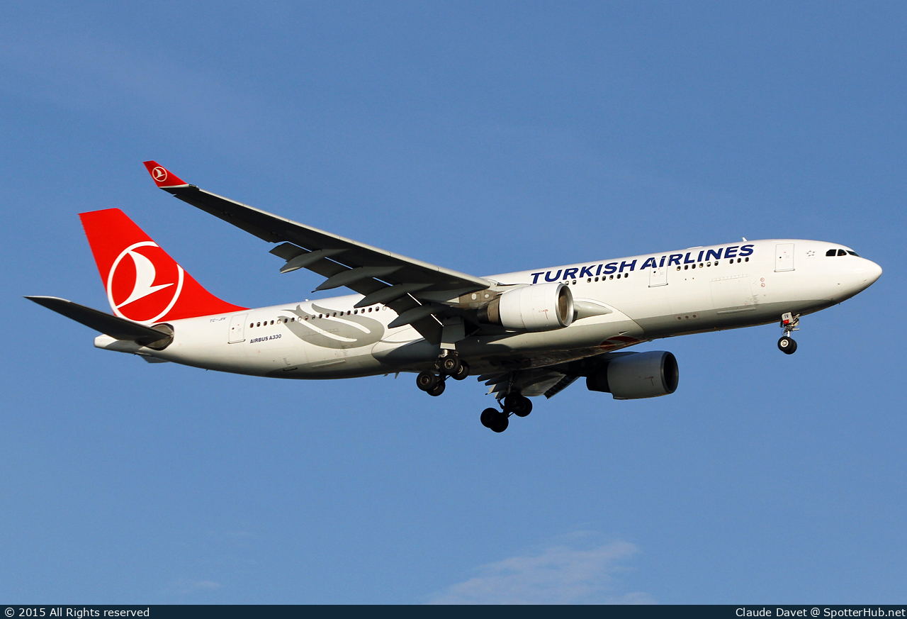 Photo of TC-JIV - Airbus A330-223 operated by Turkish Airlines