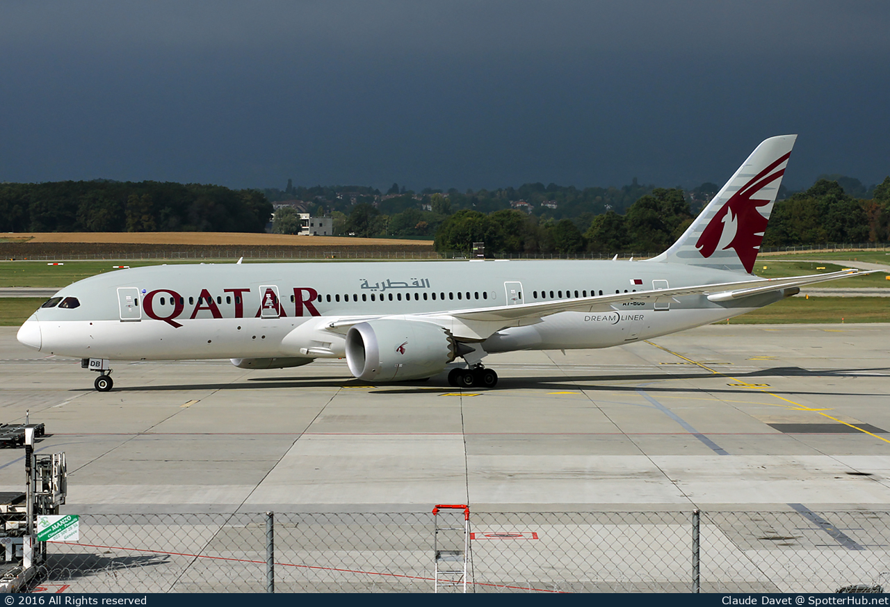 Photo of A7-BDB - Boeing 787-8 Dreamliner operated by Qatar Airways