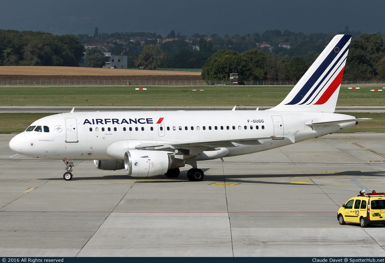 Photo of F-GUGG - Airbus A318-111 operated by Air France