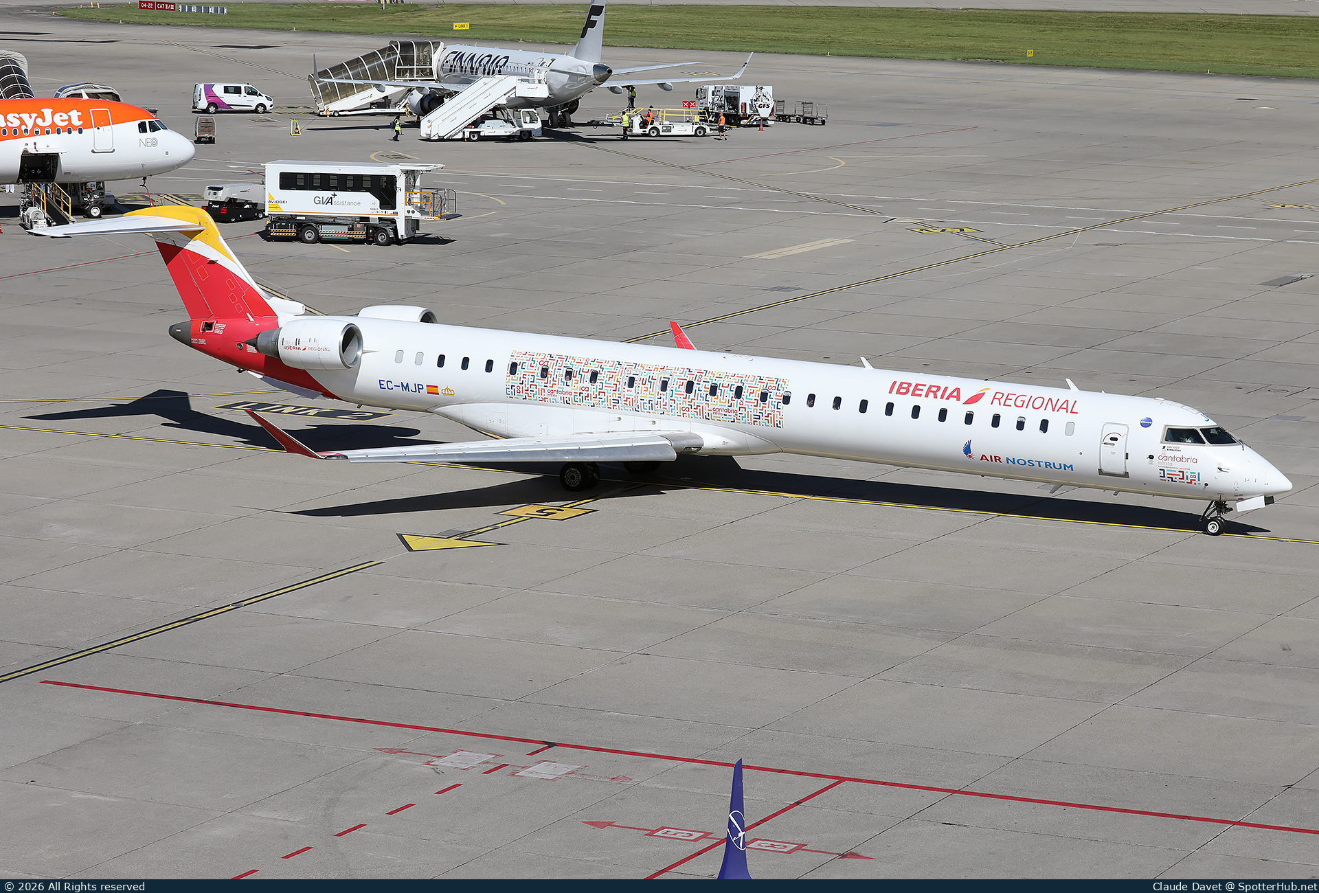 Photo of EC-MJP - Bombardier CRJ-1000 operated by Iberia Regional (opb Air Nostrum)