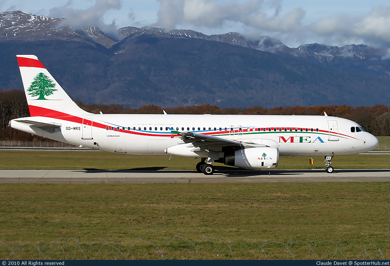 Photo of OD-MRS - Airbus A320-232 operated by MEA Middle East Airlines