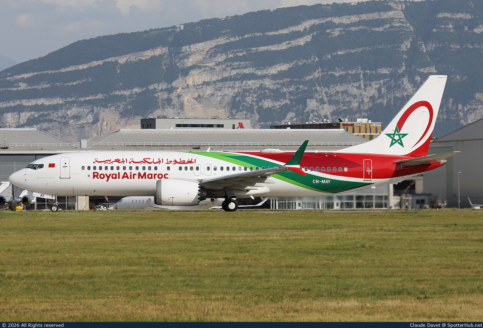 Photo of CN-MAY - Boeing 737 MAX 8 operated by Royal Air Maroc