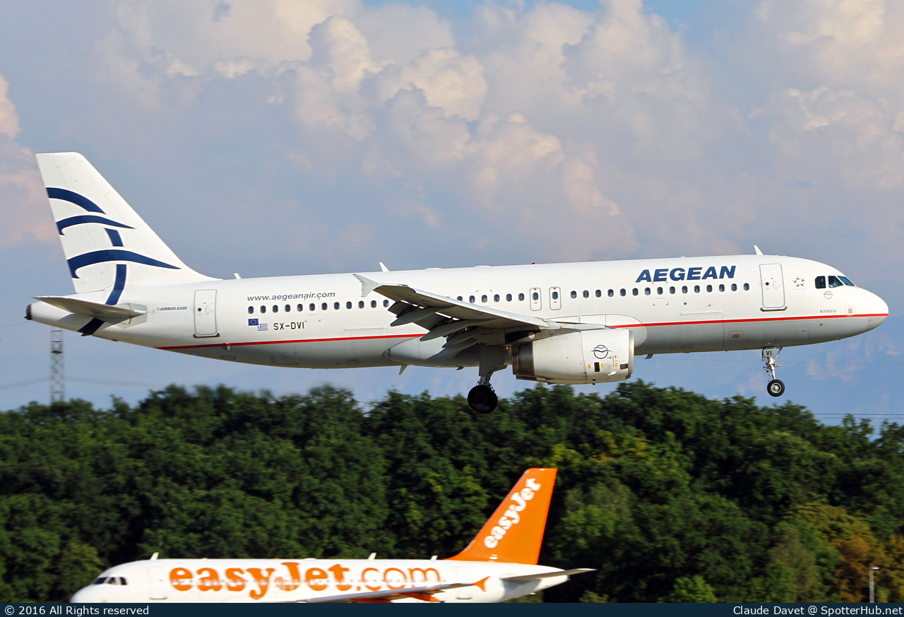Photo of SX-DVI - Airbus A320-232 operated by Aegean Airlines