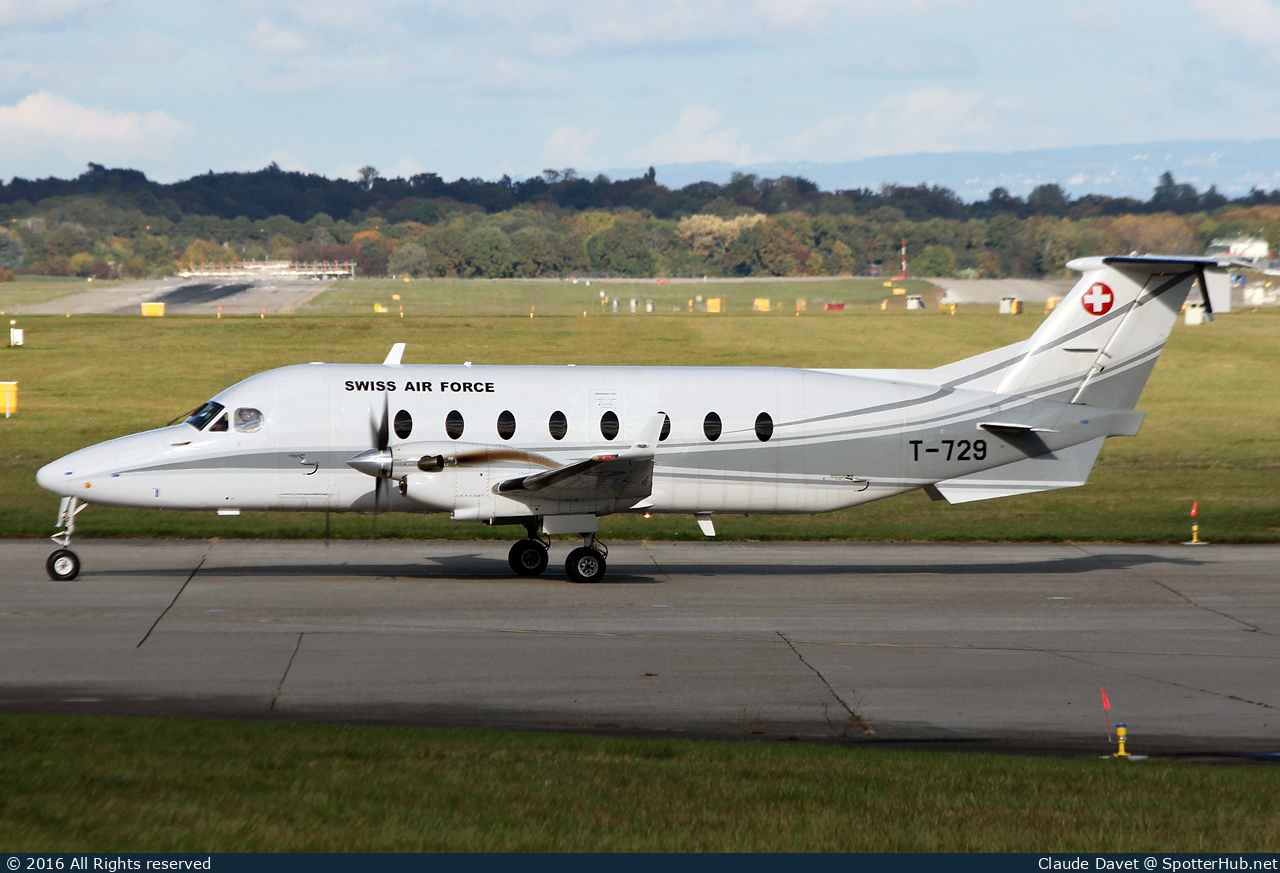 Photo of T-729 - Beechcraft 1900D operated by Swiss Air Force