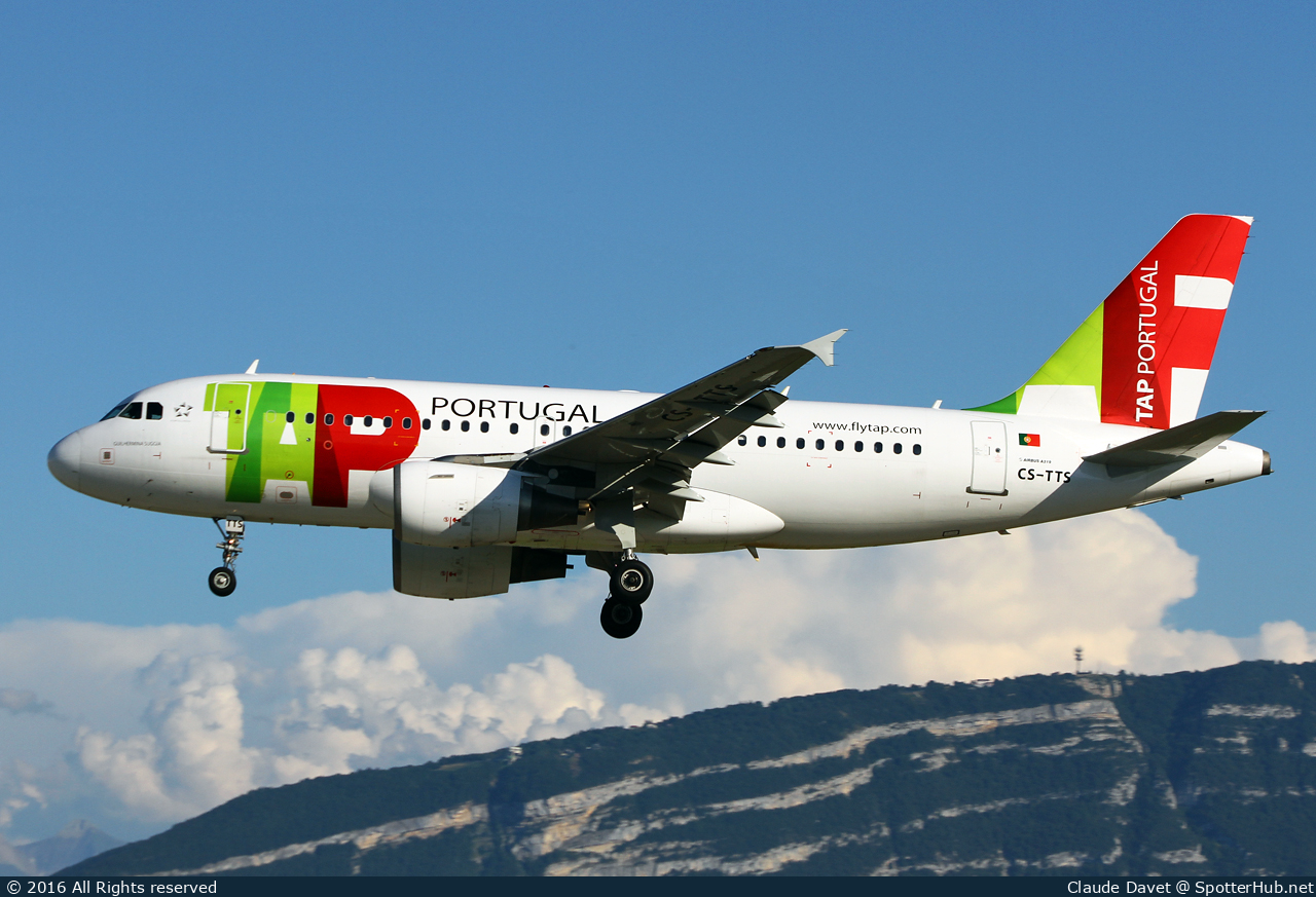 Photo of CS-TTS - Airbus A319-112 operated by TAP Air Portugal