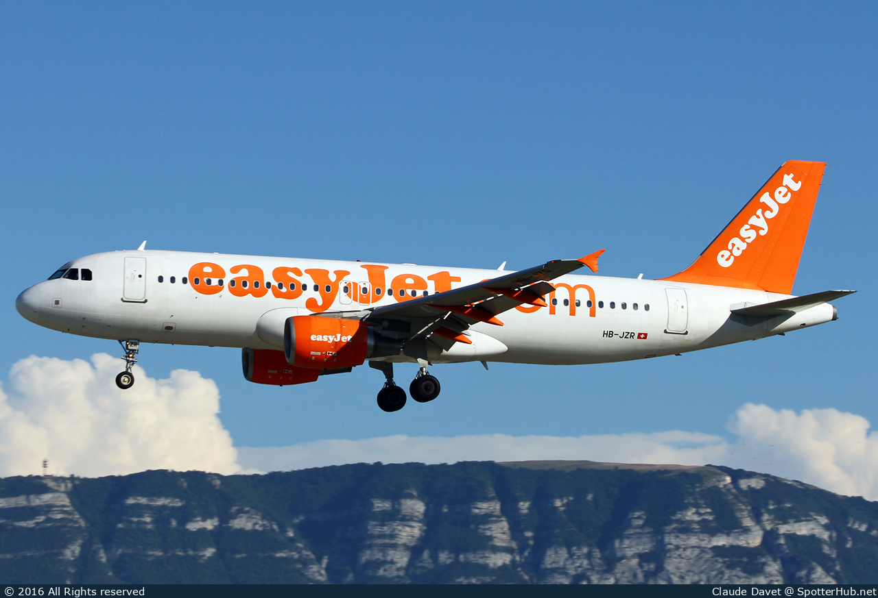 Photo of HB-JZR - Airbus A320-214 operated by easyJet Switzerland